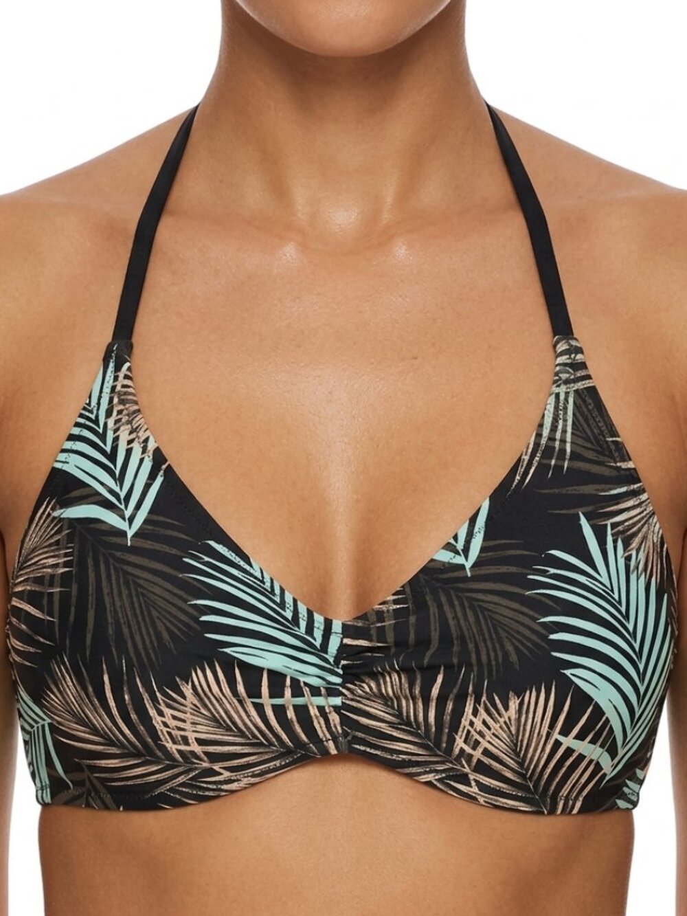 Joe Fresh Leaf Print Bikini Top